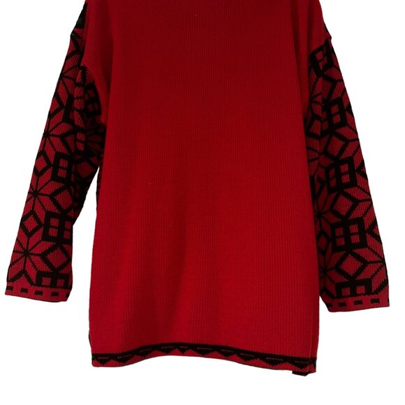 Vtg JJ Browne Christmas Sweater Womens L PulloverTeddy Bears Ugly Cute Holiday - Picture 8 of 10